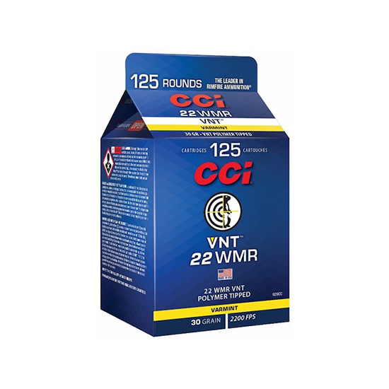 CCI 22MAG 30GR VNT POUR PACK 125/5 - Ammunition